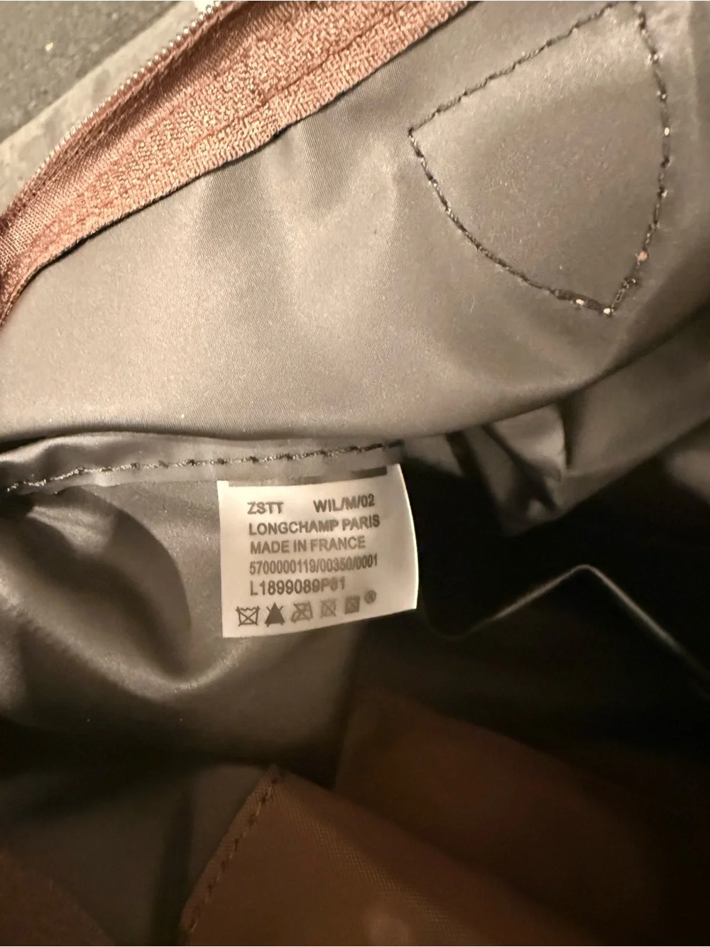 Longchamp Le Pliage cream/Brown/gold zipper tote bag #longchamp #tote Size large